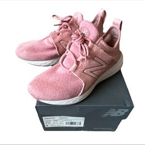 New Balance Cruz Fresh Foam in Dusty Pink speckled 7.5/38 Athletic Shoes
